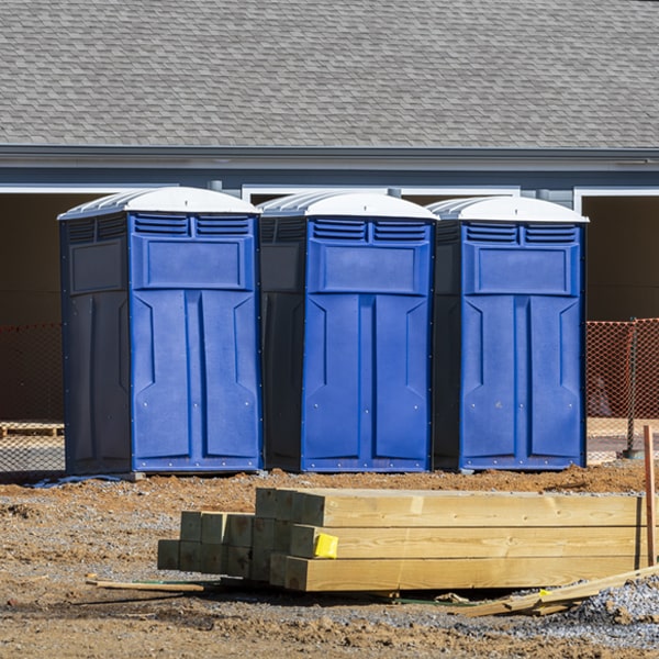 how do you dispose of waste after the porta potties have been emptied in Ironton